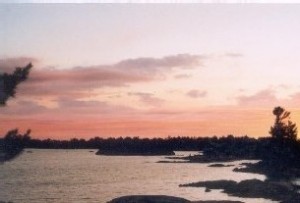 Sunset on Georgian Bay, Pointe au Baril, ON