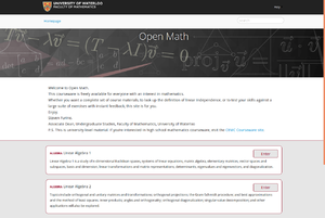 uw open math mobius site